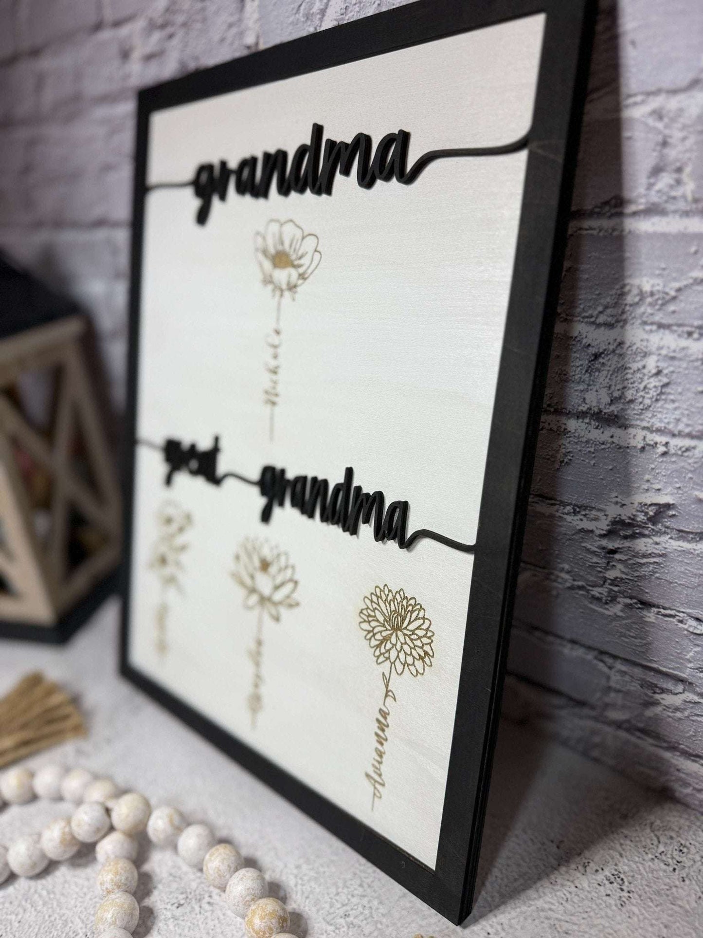Names with Birth Flower Sign - Rustic Aura
