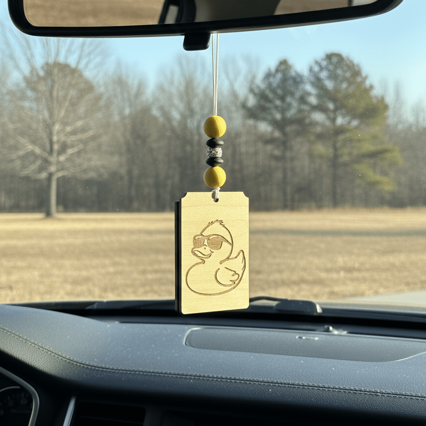 Wood Car Fresheners - Rustic Aura