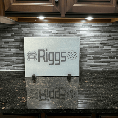 Glass Cutting Board - Rustic Aura