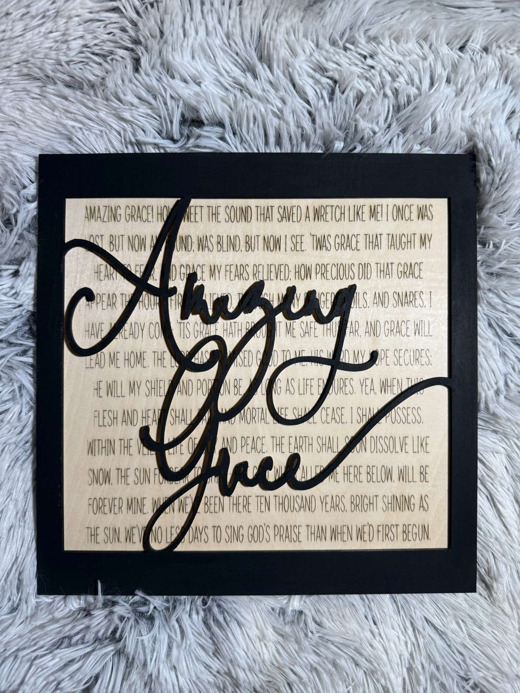 Amazing Grace Sign - Rustic Aura