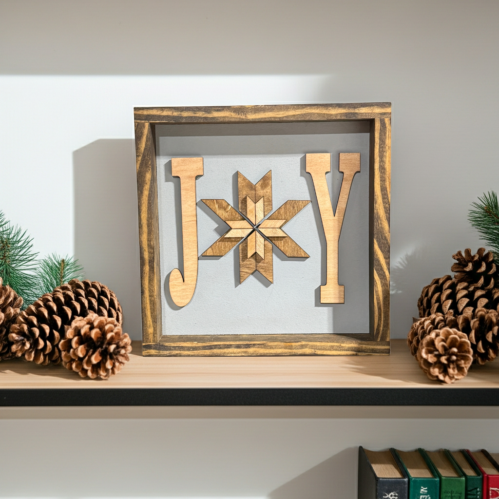 JOY geometric Sign