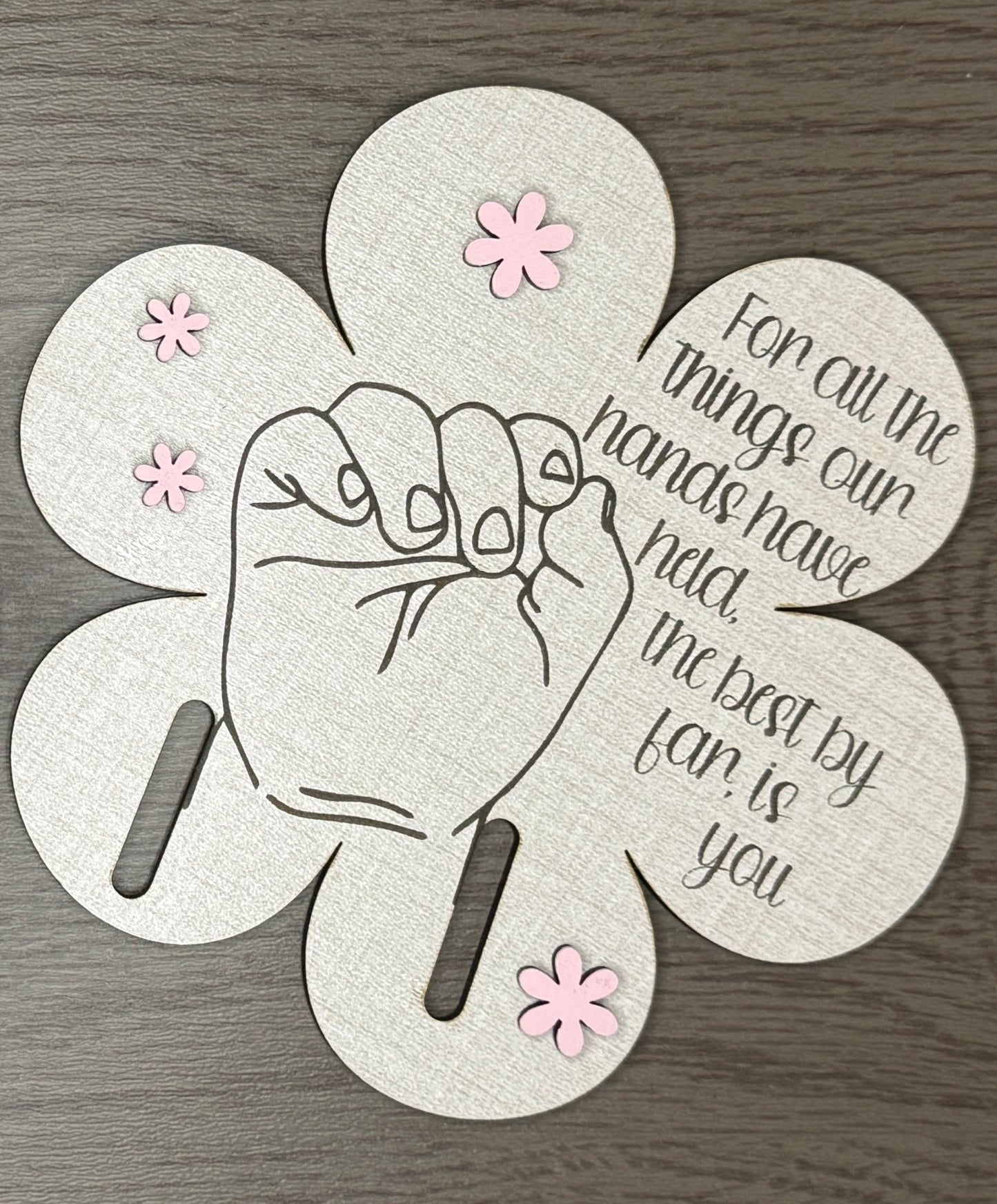 Floral Baby Milestone & Keepsake Set | 14 - Piece Engraved Wood Set - Rustic Aura