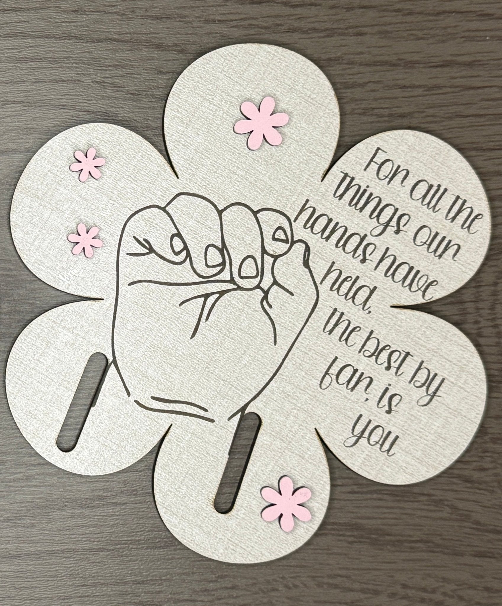 Floral Baby Milestone & Keepsake Set | 14 - Piece Engraved Wood Set - Rustic Aura