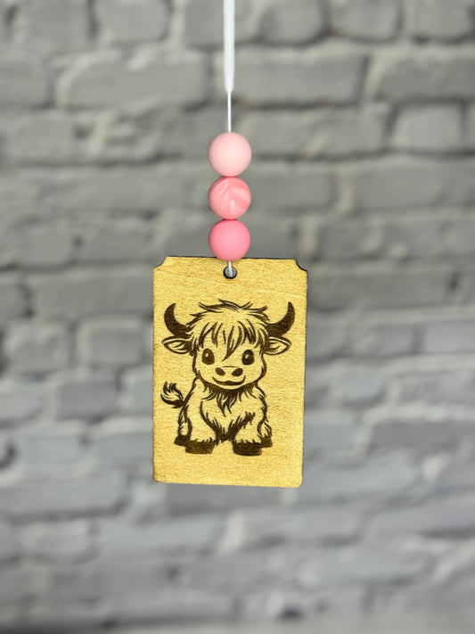 Baby Highland Cow Car Freshener