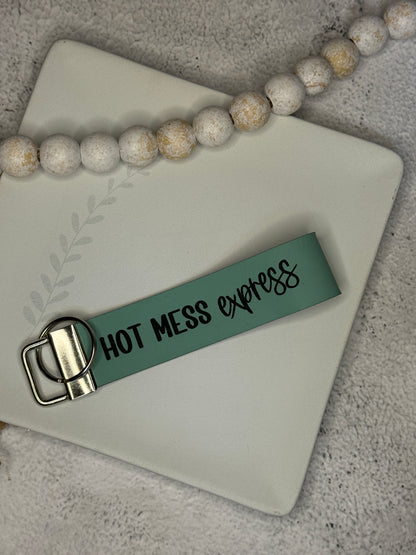 Hot Mess Express Wristlet Keychain