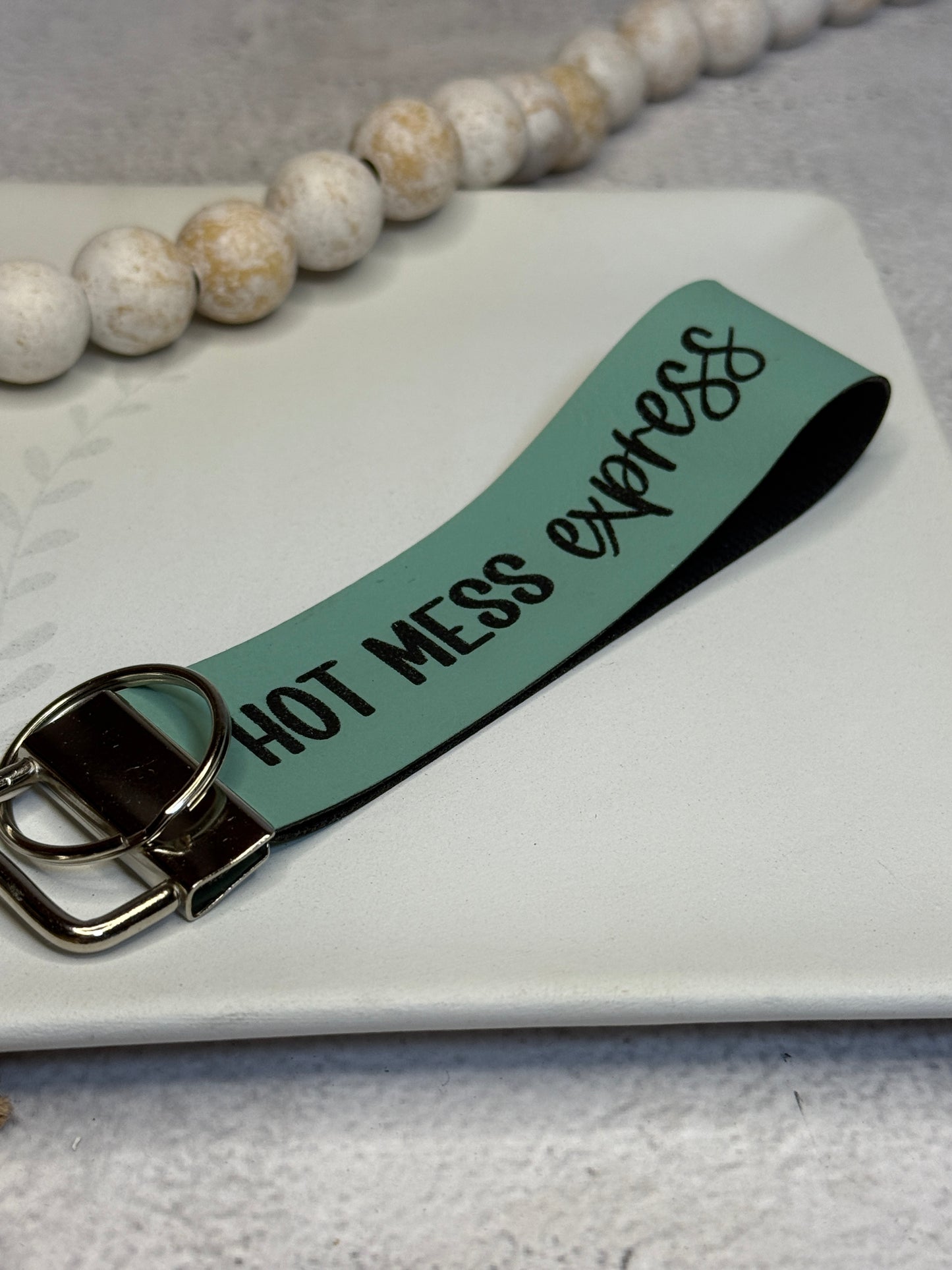 Hot Mess Express Wristlet Keychain