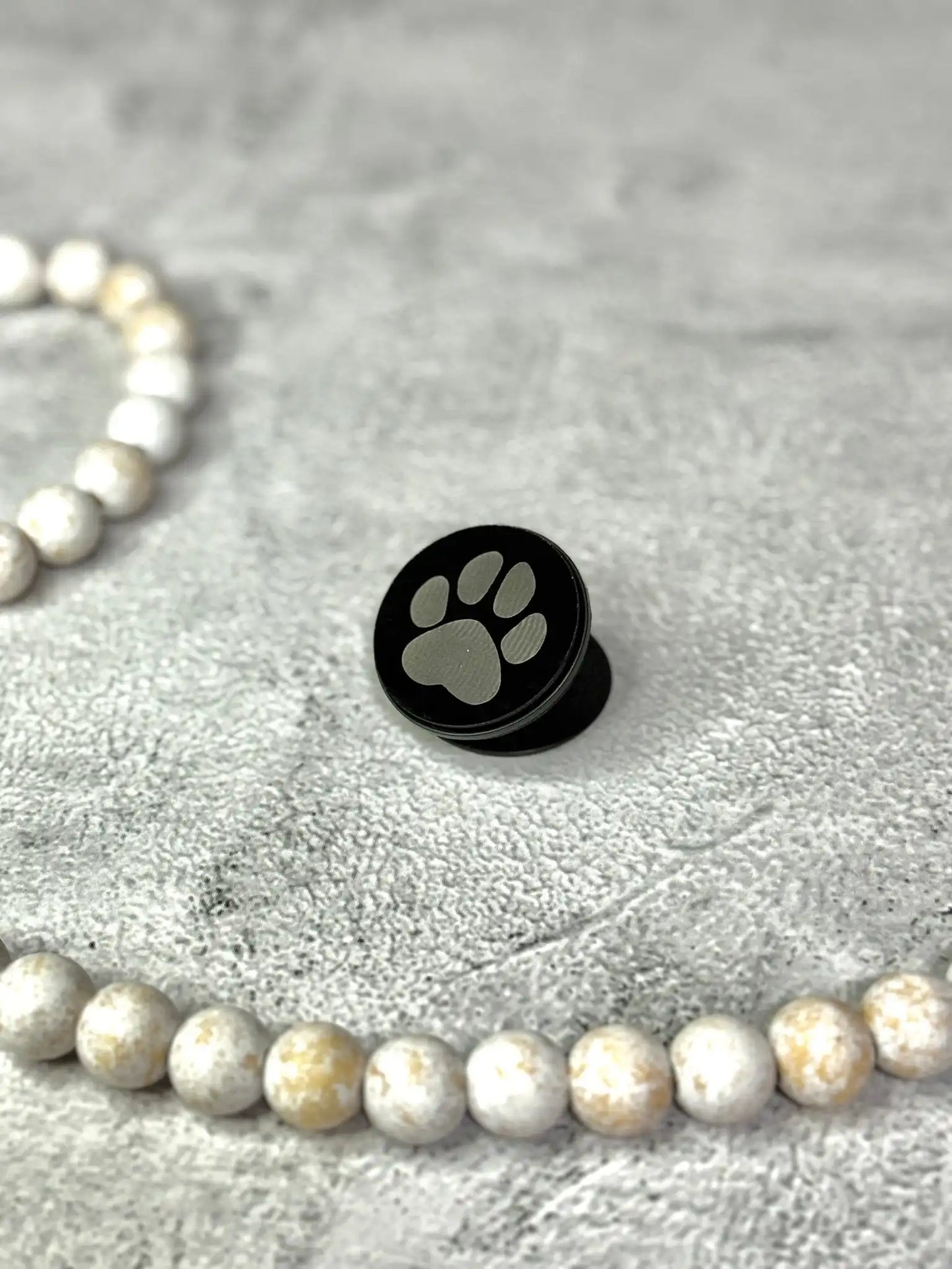 Paw Print Phone Grip - Rustic Aura
