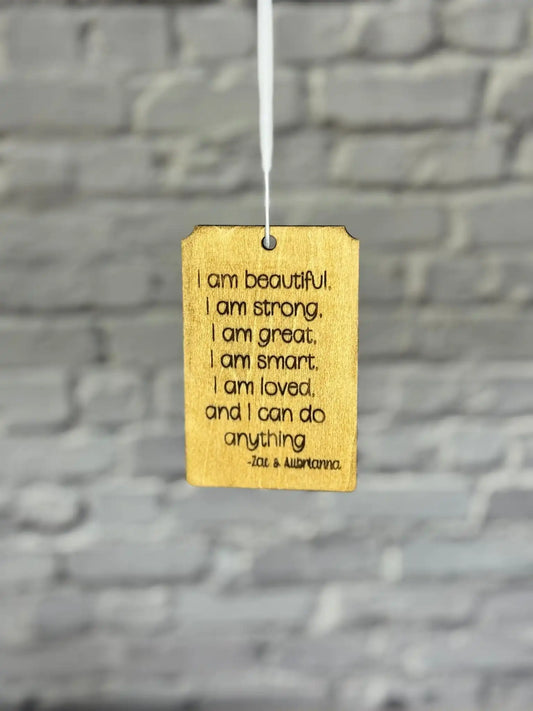 Zac & Aubrianna Chant Car Freshener - Rustic Aura