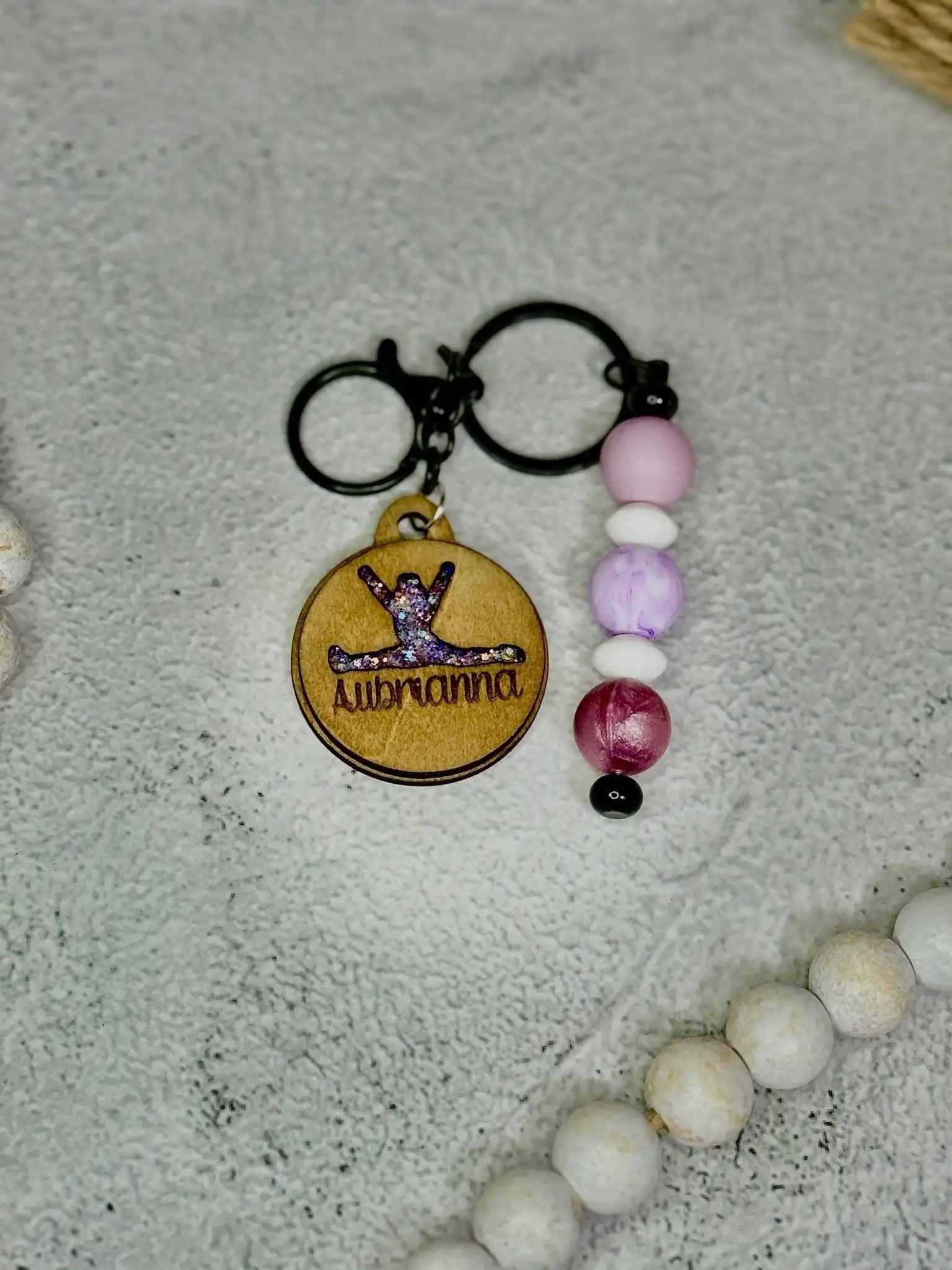 Cheerleader Aubrianna Keychain - Rustic Aura
