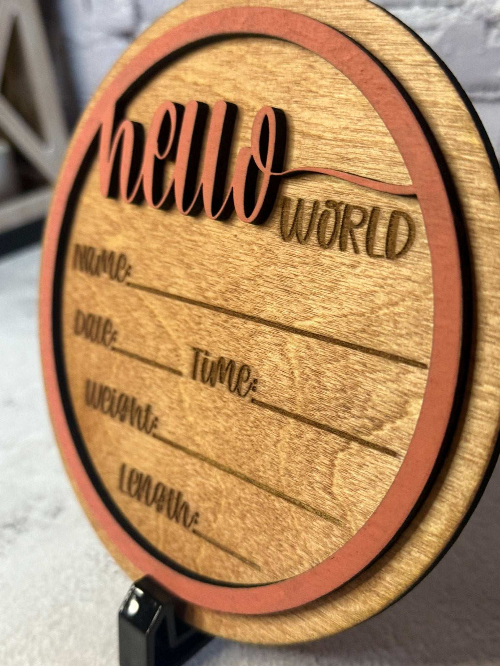 Baby Monthly Milestone Discs - Rustic Aura