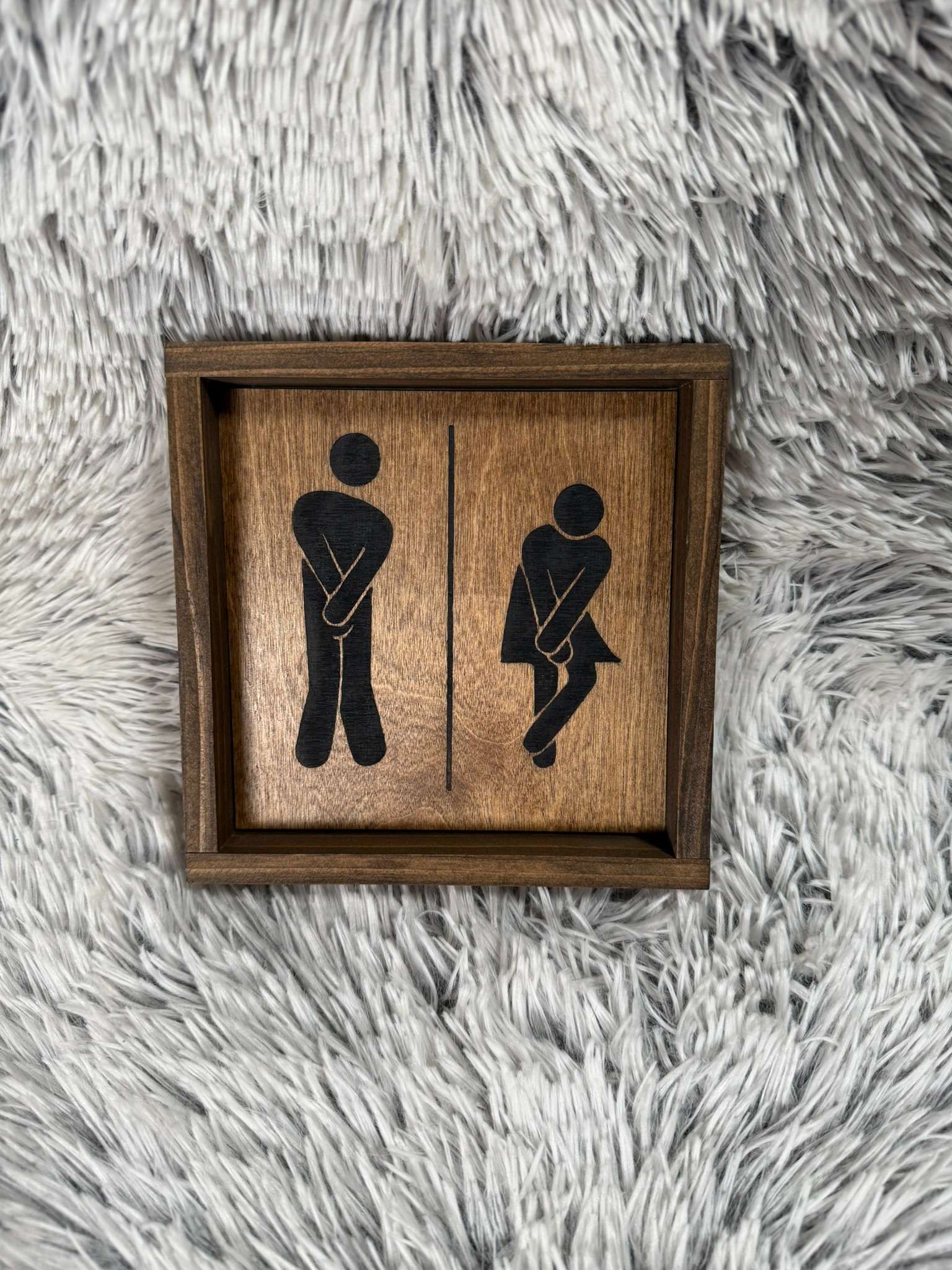 Boy/Girl Bathroom Sign