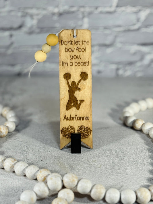 Cheerleader Bookmark - Rustic Aura
