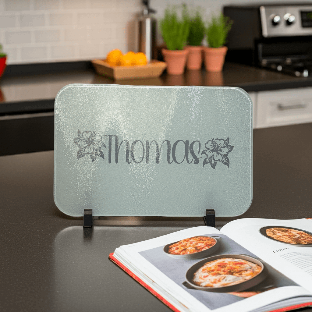 Glass Cutting Board - Rustic Aura