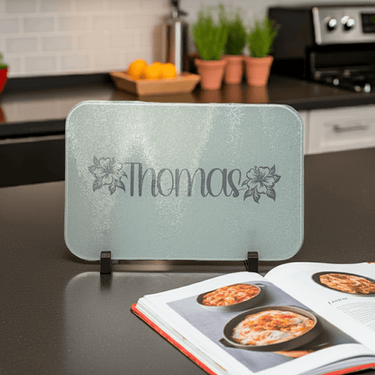 Glass Cutting Board - Rustic Aura