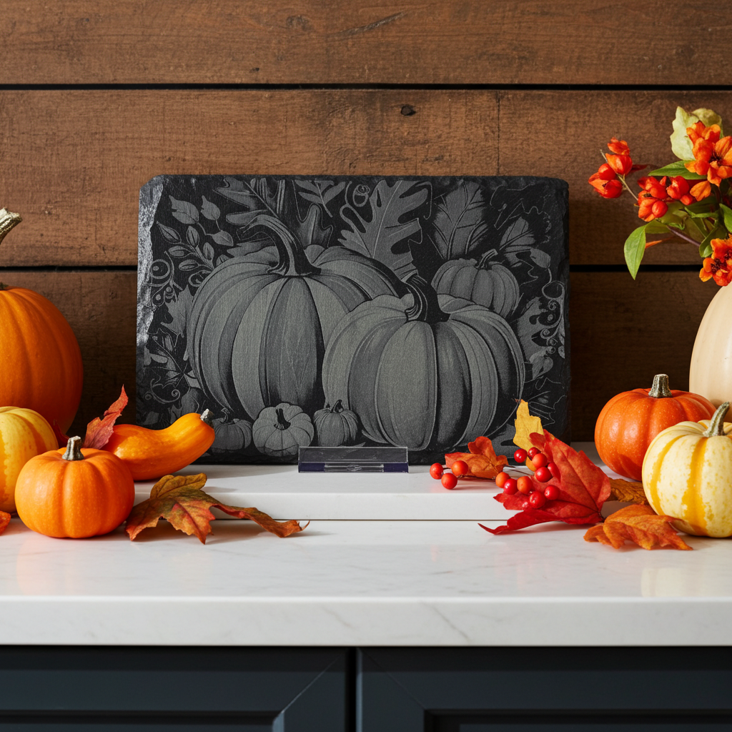 Fall Pumpkins Slate