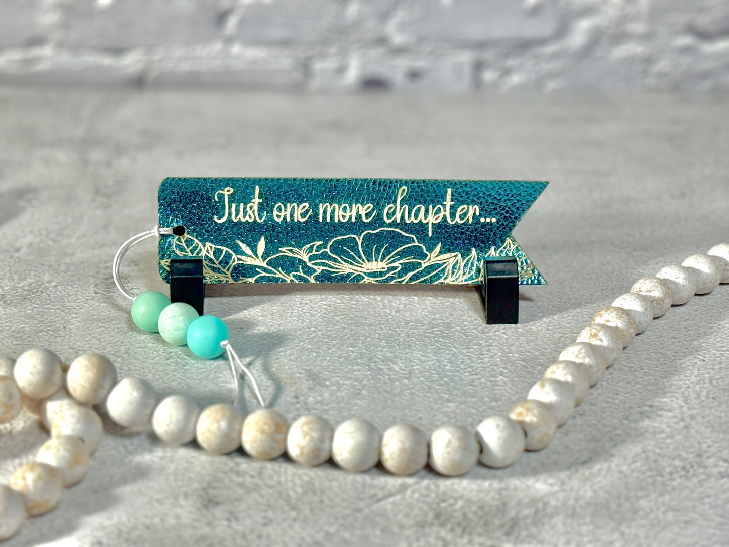 Leather Bookmark - Rustic Aura