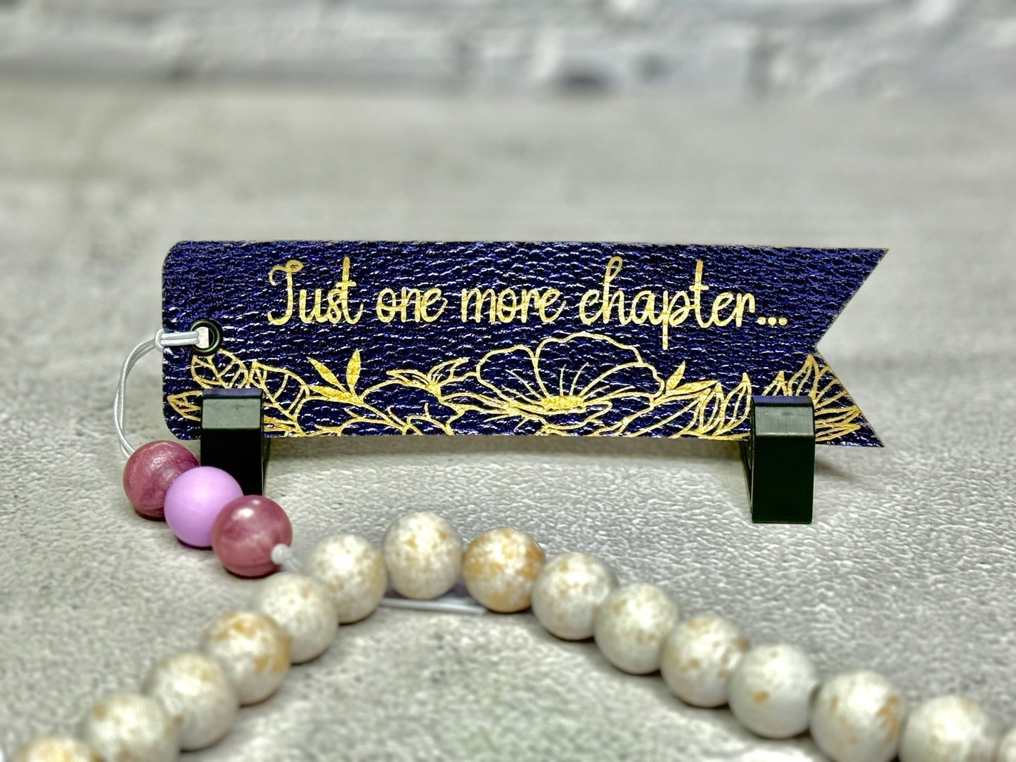 Leather Bookmark - Rustic Aura