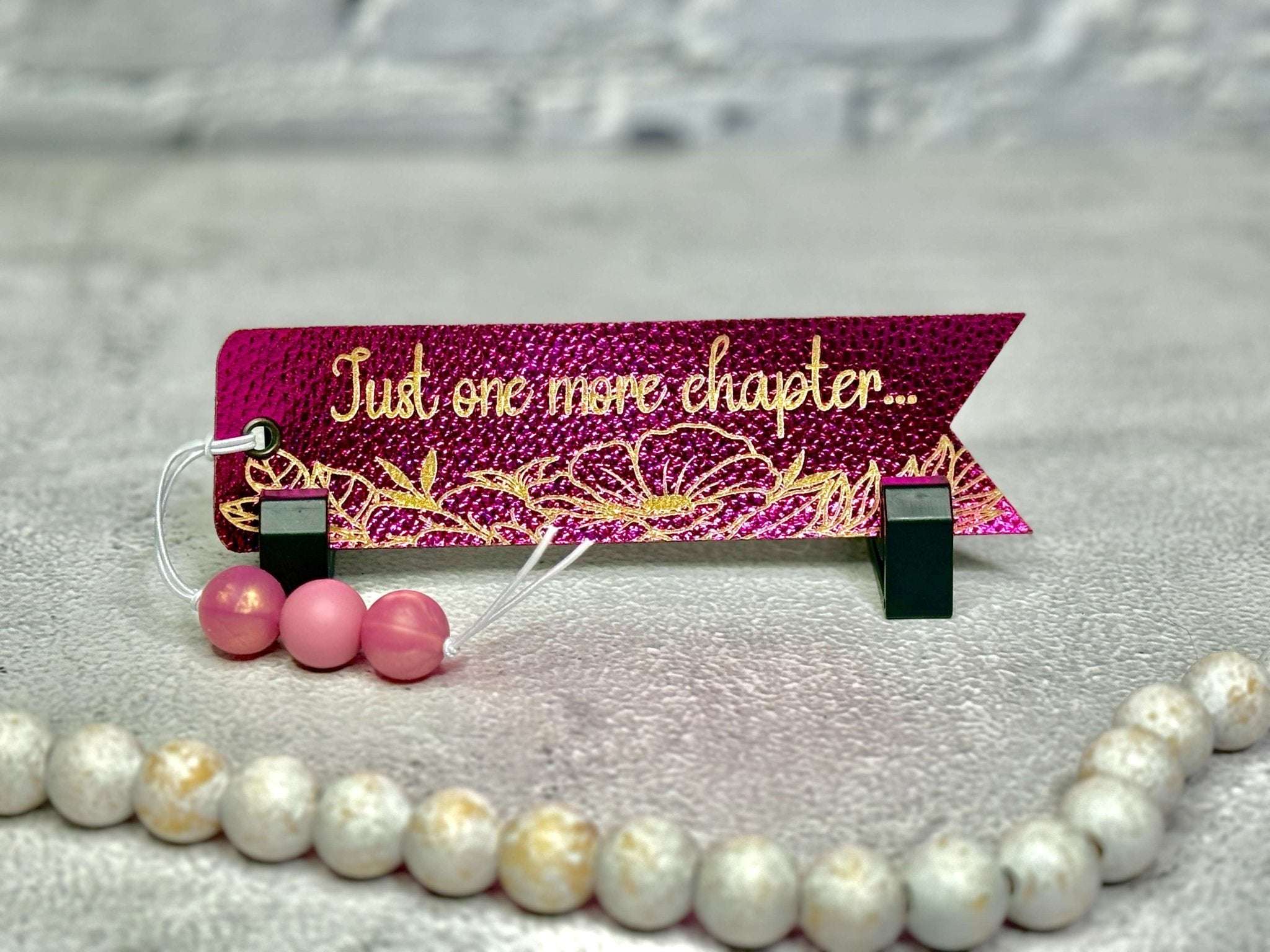 Leather Bookmark - Rustic Aura