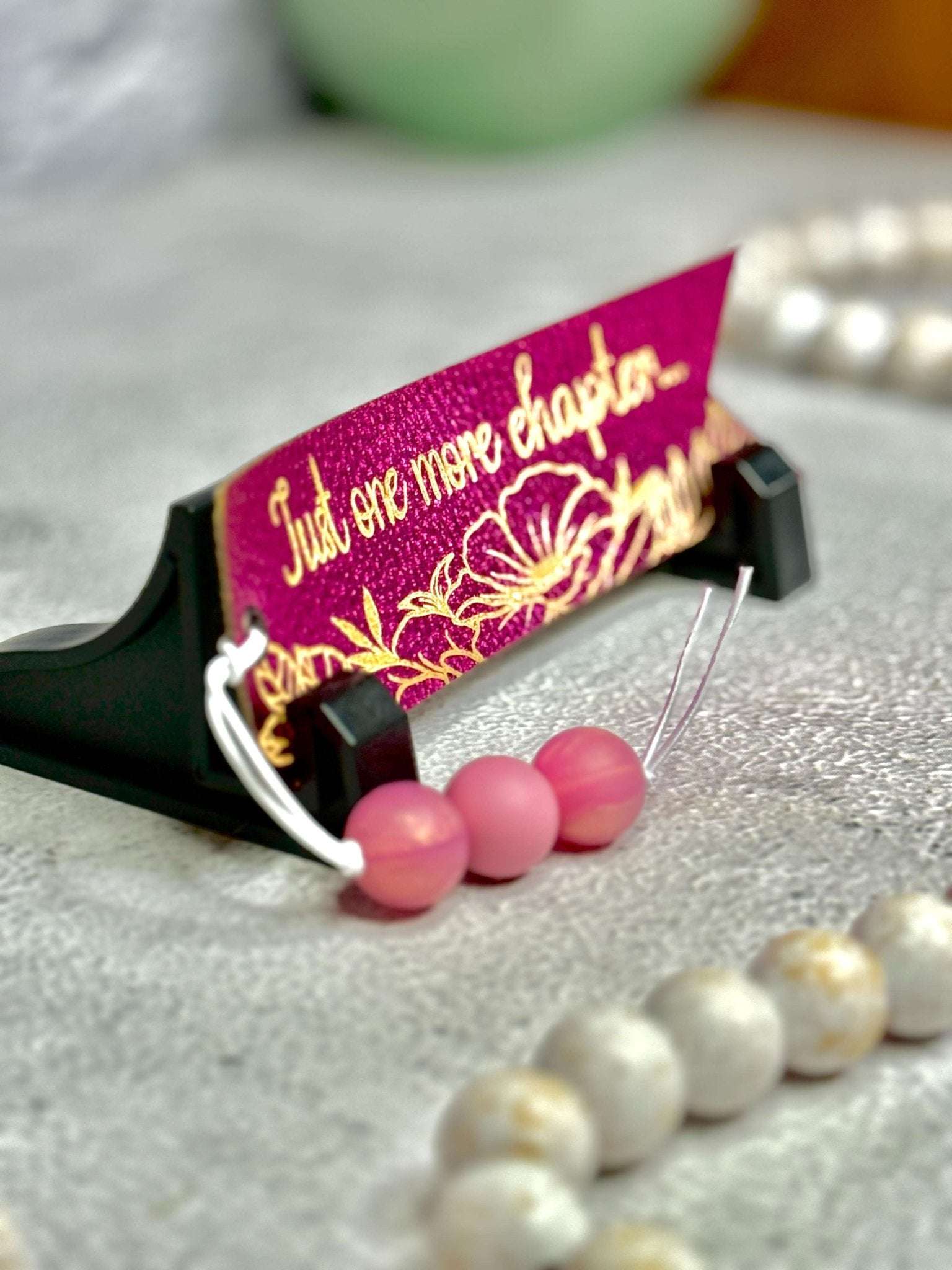 Leather Bookmark - Rustic Aura