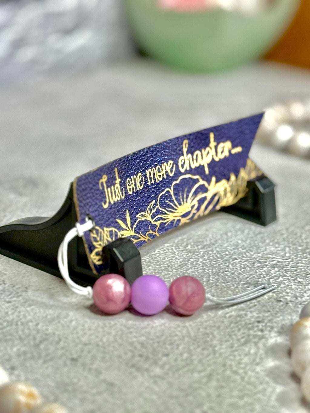 Leather Bookmark - Rustic Aura