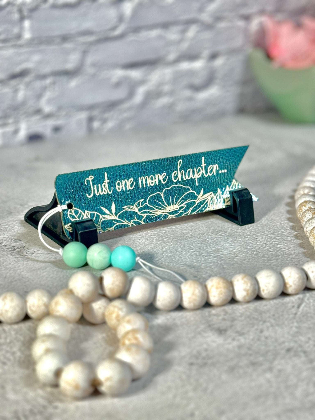 Leather Bookmark - Rustic Aura