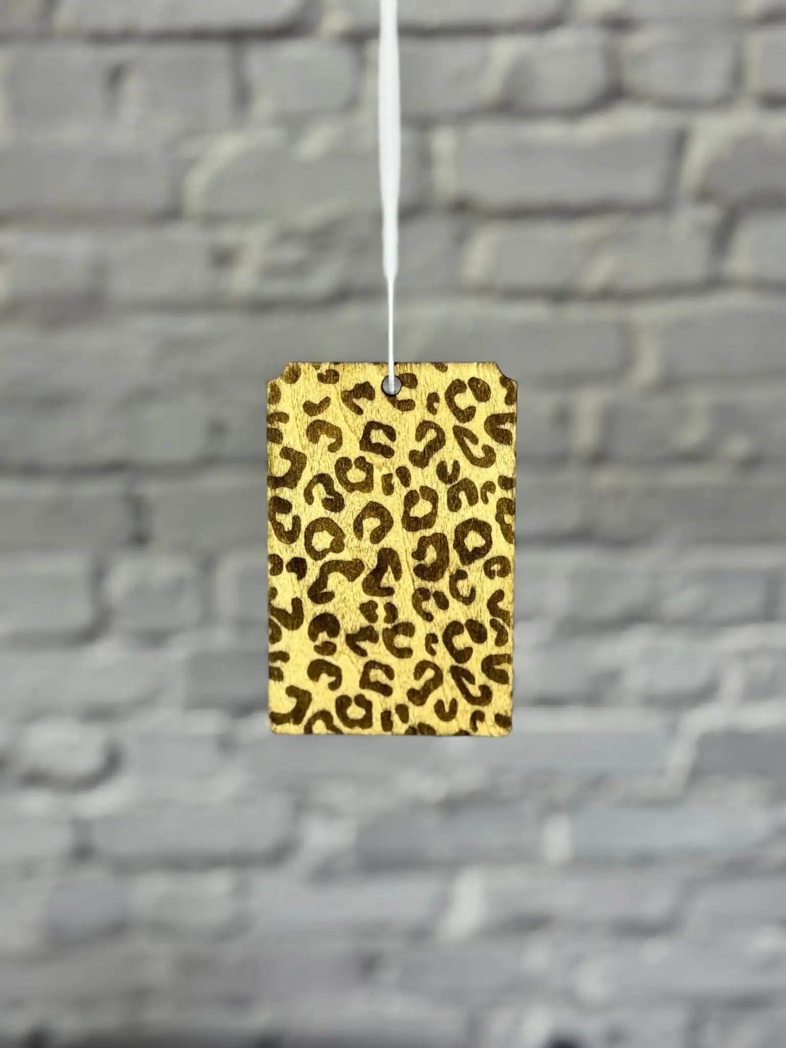 Leopard Print Car Freshener - Rustic Aura