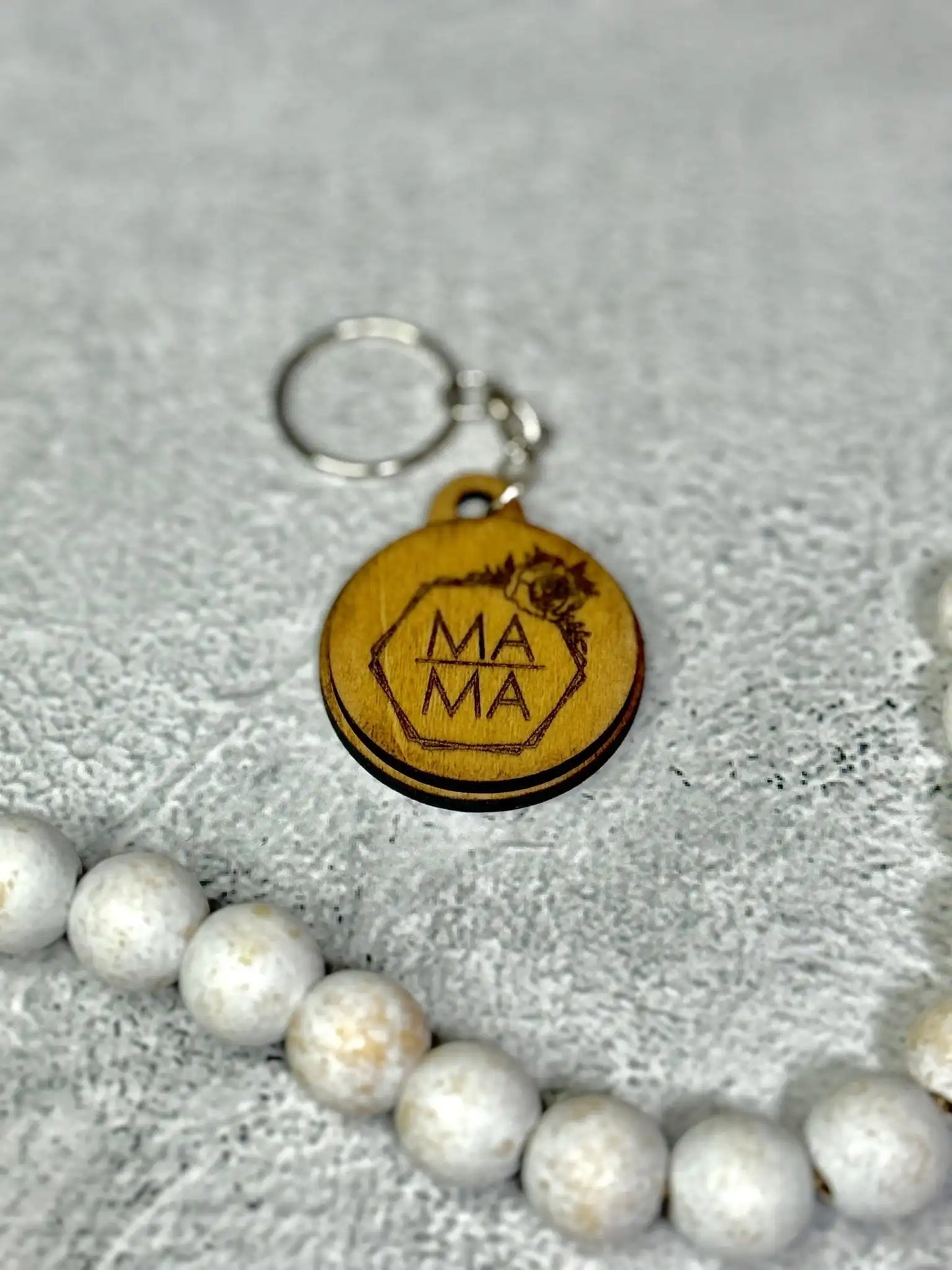 Mama Keychain - Rustic Aura