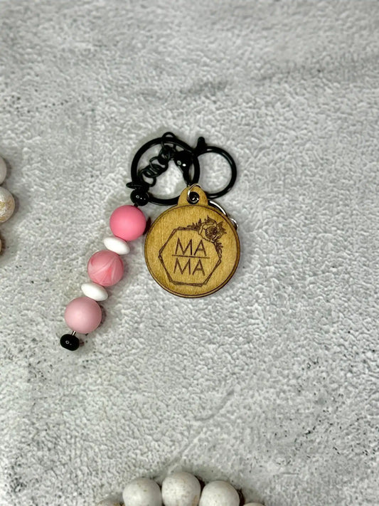 Mama Keychain - Rustic Aura
