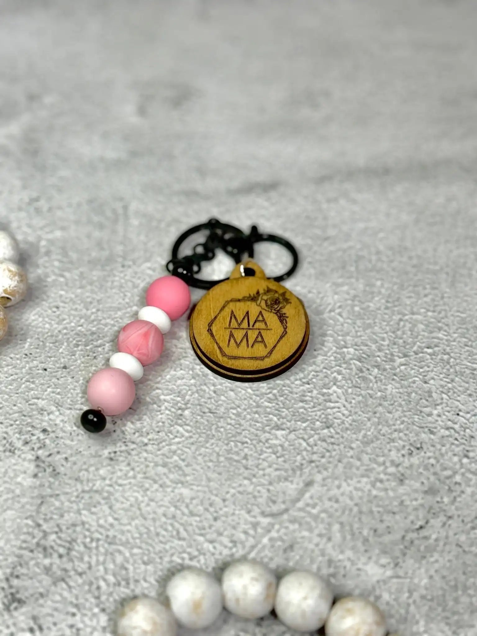 Mama Keychain - Rustic Aura