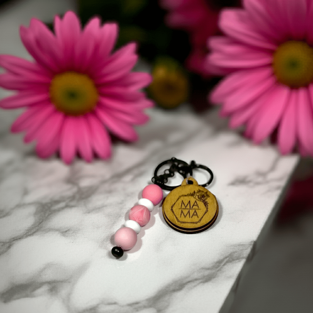 Mama Keychain - Rustic Aura