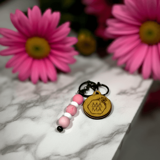 Mama Keychain - Rustic Aura