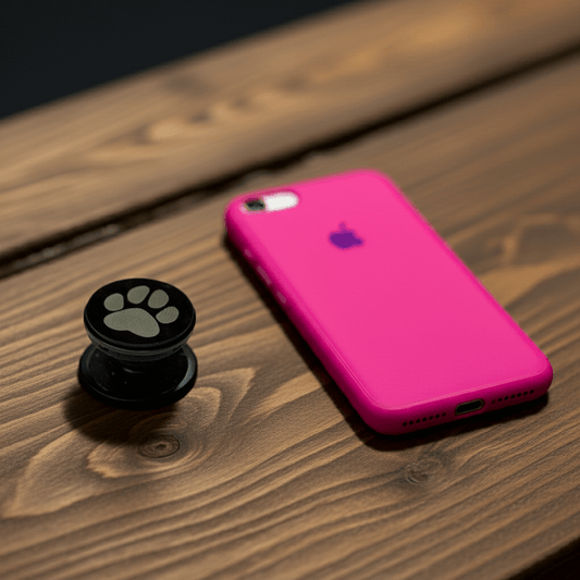 Paw Print Phone Grip - Rustic Aura
