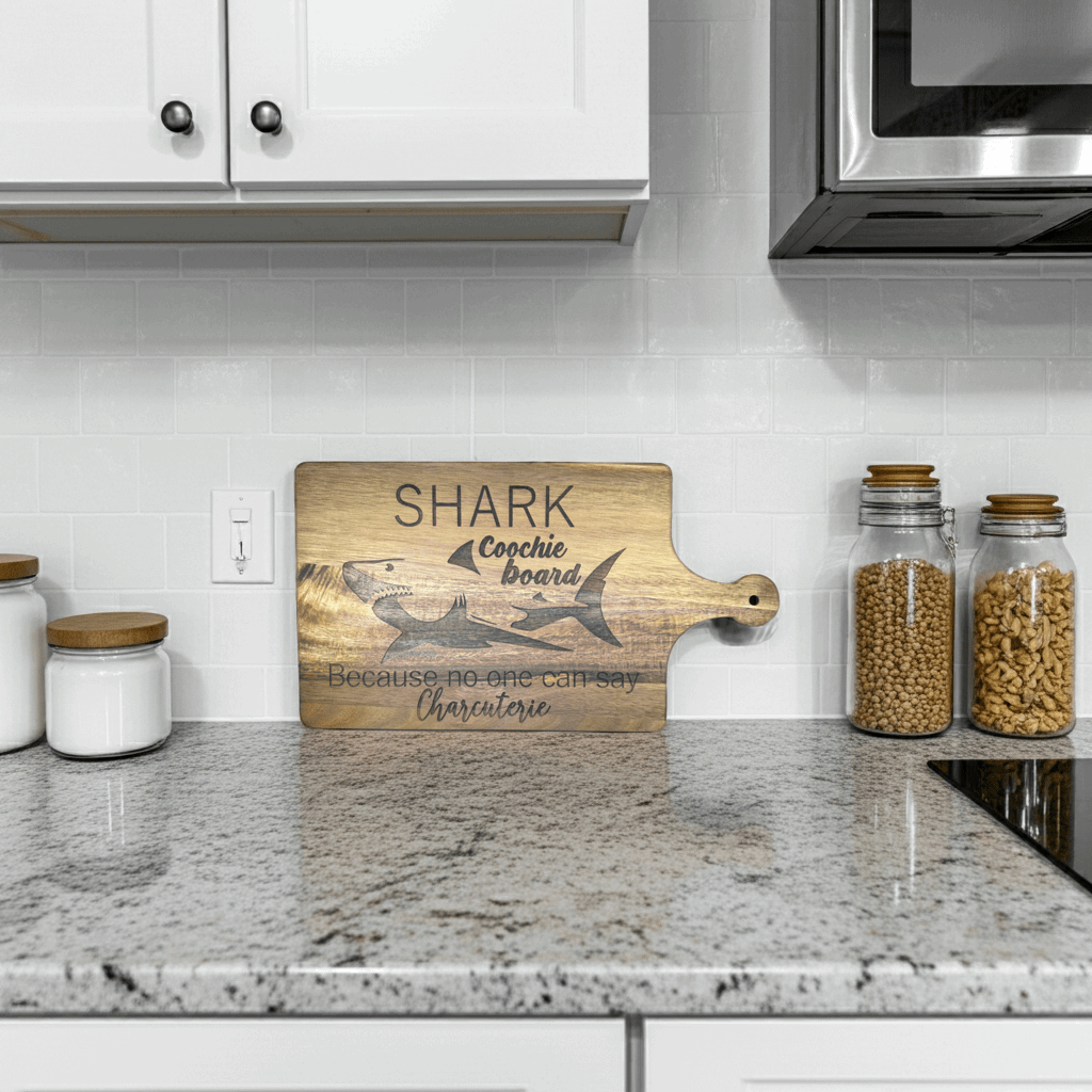 Engraved Cutting Board - Rustic Aura