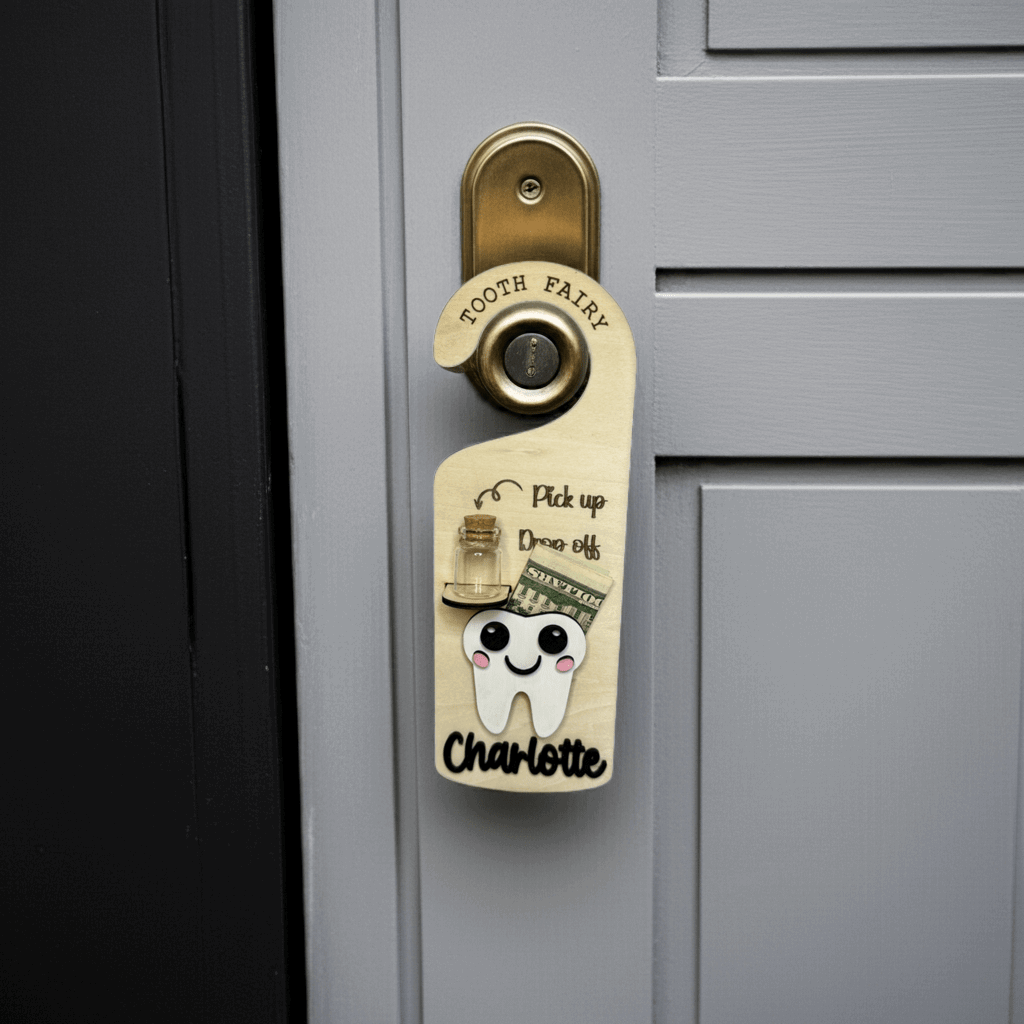 Tooth Fairy Door Hanger - Rustic Aura