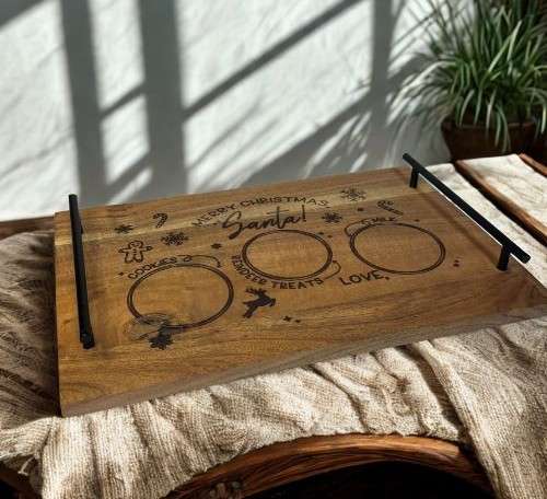 Treats for Santa Tray - Rustic Aura