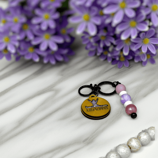Cheerleader Aubrianna Keychain - Rustic Aura