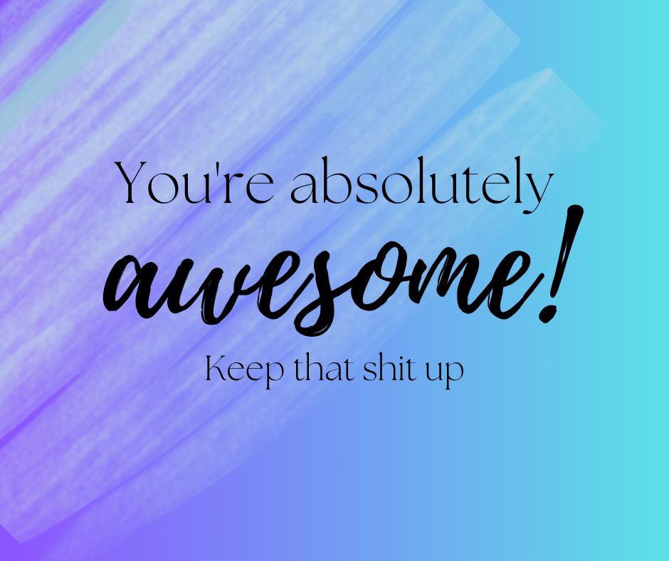 Gift Card 'You're awesome' - Rustic Aura